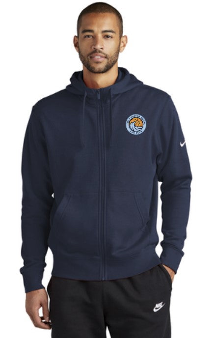 Harbor Hoops Nike Club Fleece Adult Full Zip Hoodie