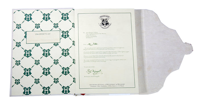Harry Potter: Hogwarts Acceptance Letter Journal and Wand Pen Set