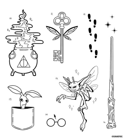 Harry Potter inspired designs by Amy