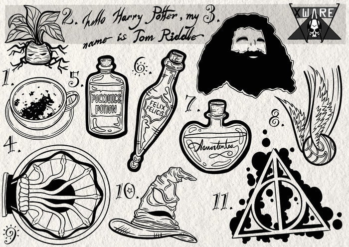 Harry Potter inspired designs by Emily