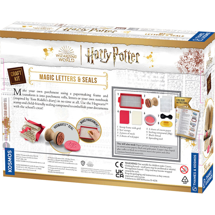 Harry Potter: Magic Letters & Seals Craft Kit Arts & Crafts Thames & Kosmos