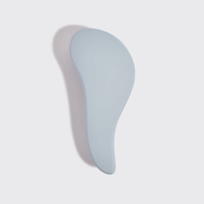 Close-up of Kitsch Haze Blue Detangling Brush bristles