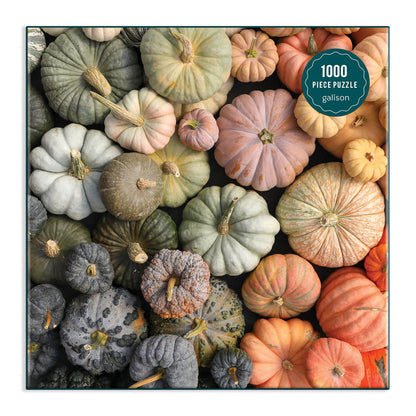 Heirloom Pumpkins 1000 Piece Puzzle in Square Box 1000 Piece Puzzles Christine Chitnis