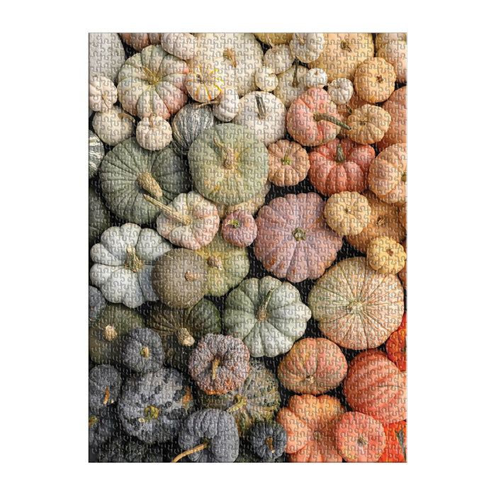 Heirloom Pumpkins 1000 Piece Puzzle in Square Box 1000 Piece Puzzles Christine Chitnis
