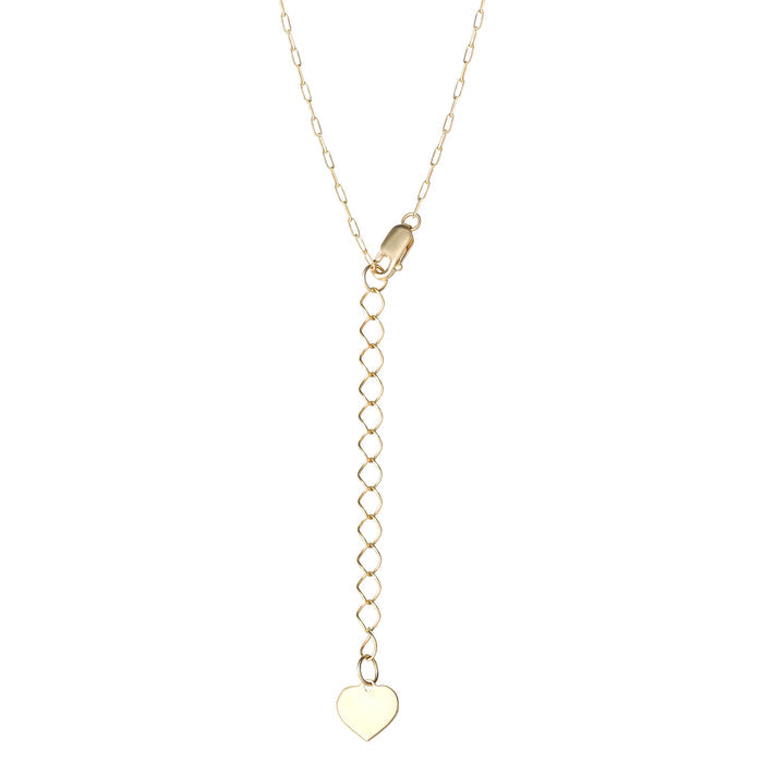 Hello Kitty 10K Yellow Gold Mini Link Necklace Jewelry JACMEL JEWELRY INC