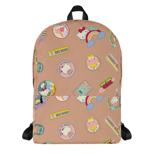 Hello Kitty Adventure Camp All-Over Print Backpack Backpacks Printful Default Title