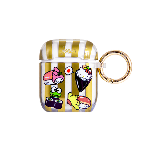 Hello Kitty and Friends x Sonix Sushi AirPods Case (Gen 2/ Gen 3/ Pro) Accessory BySonix Inc. GOLD GEN 2