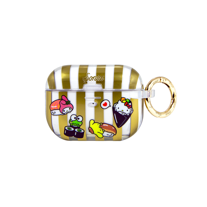 Hello Kitty and Friends x Sonix Sushi AirPods Case (Gen 2/ Gen 3/ Pro) Accessory BySonix Inc. GOLD PRO