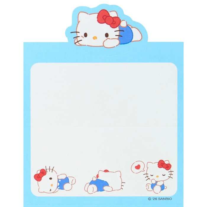 Hello Kitty Mini Notes Memo Pad (Strike A Pose Series) Stationery Japan Original
