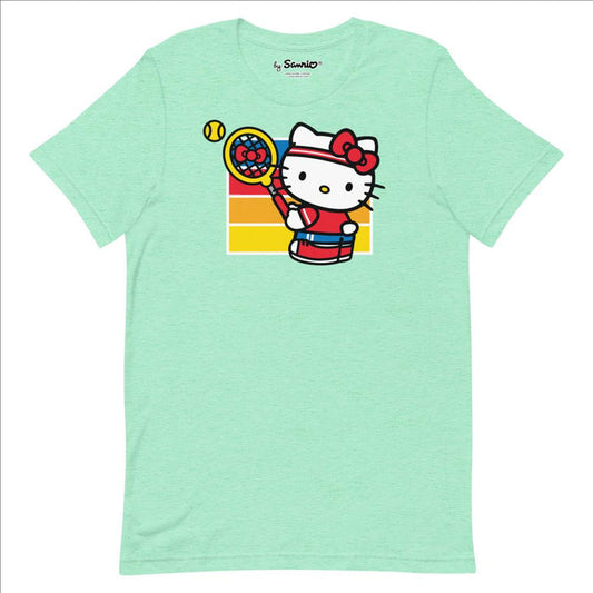 Hello Kitty Tennis T-Shirt Apparel Printful S