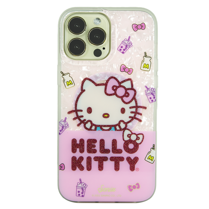 Hello Kitty x Sonix Boba iPhone Case Accessory BySonix Inc. PINK 13/12 Pro Max