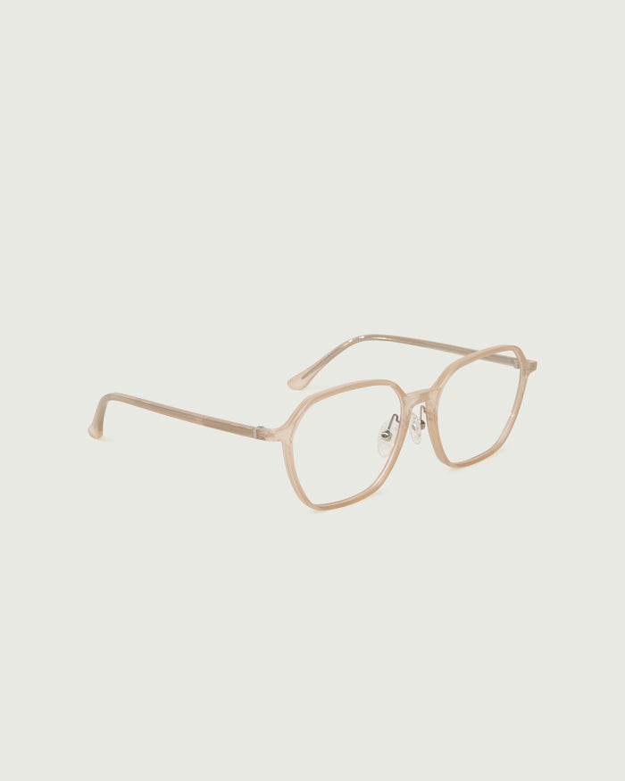 Bellini::Helsinki+ Eyeglasses square nude plant-based plastic front diagonal