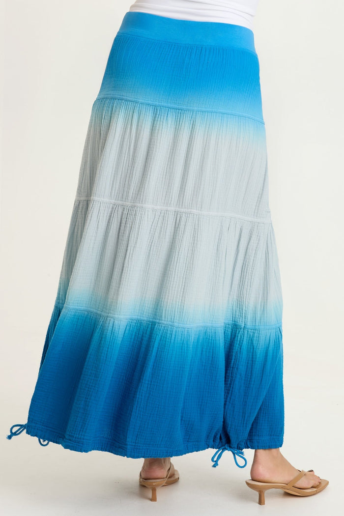 XCVI Hewson Gauze Bubble Tiered Skirt