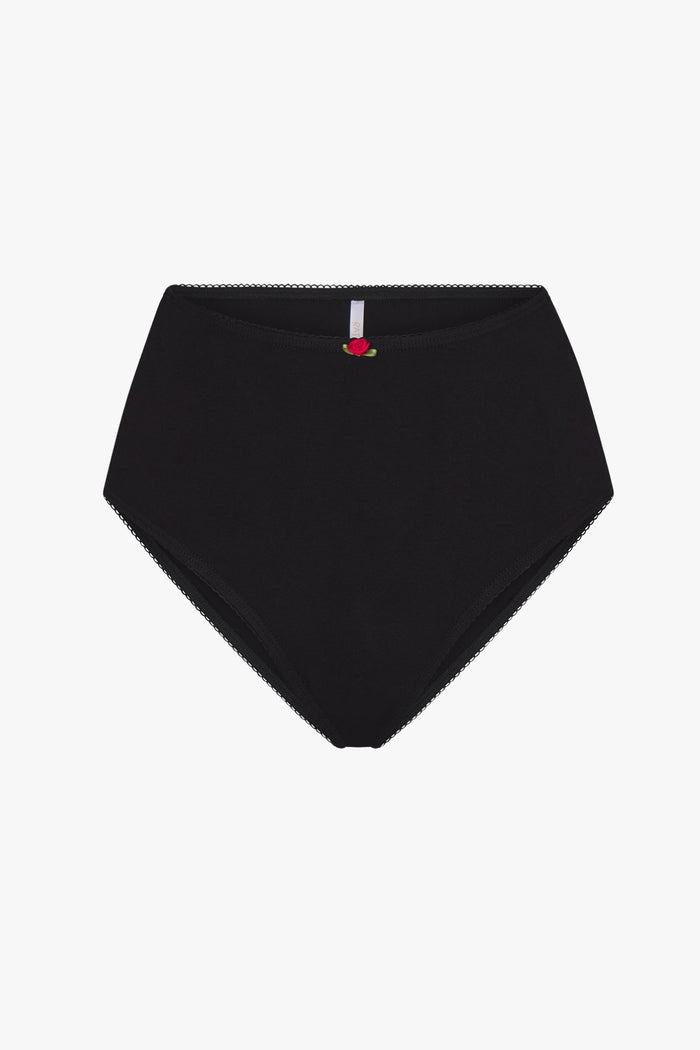 HIGH RISE UNDERWEAR IN ONYX