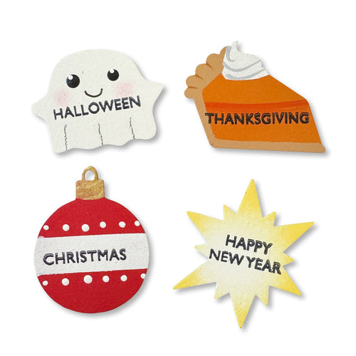 Holiday Calendar Magnets S/4 Fall/Winter