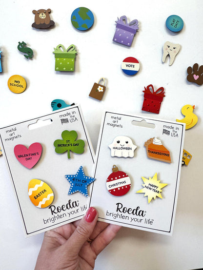 Holiday Calendar Magnets S/4 Fall/Winter