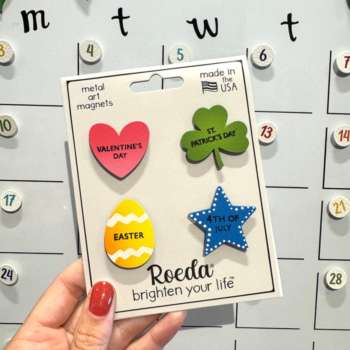 Holiday Calendar Magnets S/4 Spring/Summer