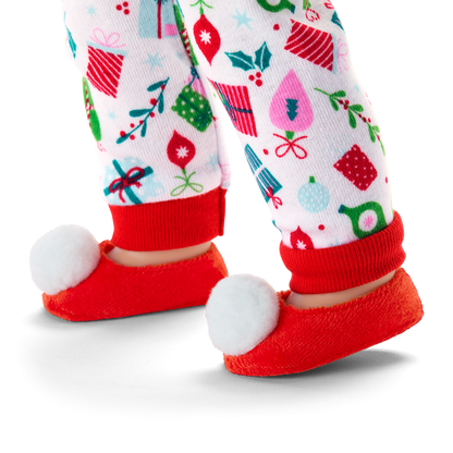 Holiday Wish List PJs for 18-inch Dolls