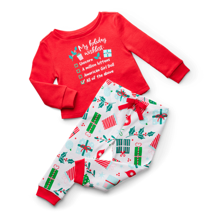 Holiday Wish List PJs for Girls