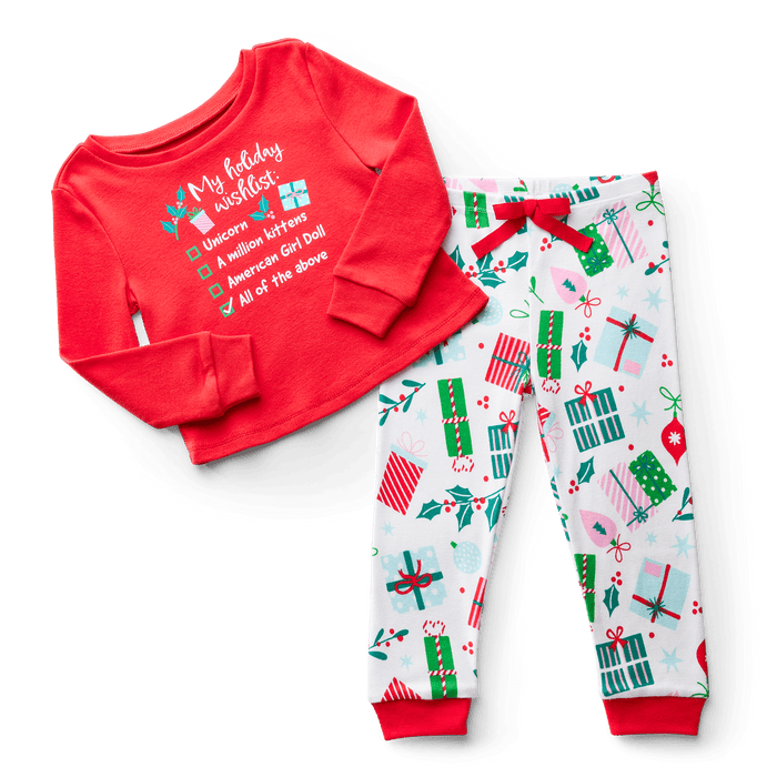 Holiday Wish List PJs for Little Girls