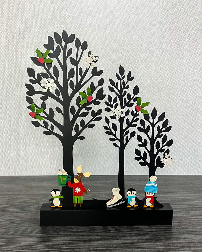 Holly Magnets Set of 4