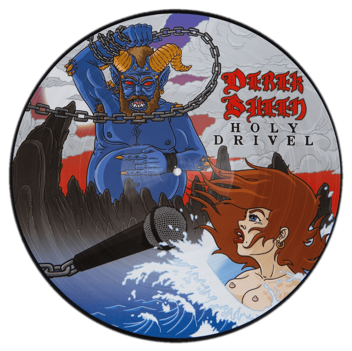 Holy Drivel LP (picture disc original art) by Derek Sheen
