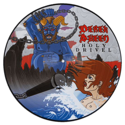 Holy Drivel LP (picture disc original art) by Derek Sheen