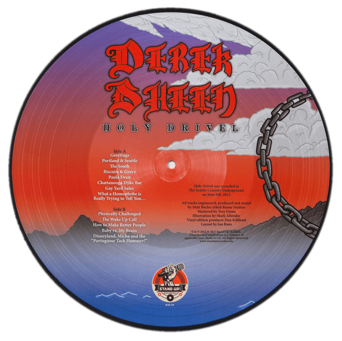 Holy Drivel LP (picture disc original art) by Derek Sheen