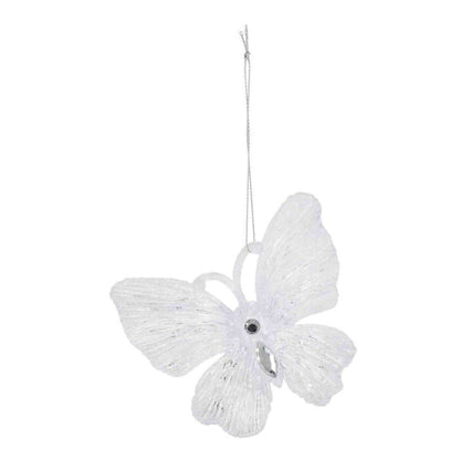 Home & Styling 11cm 2 Piece Hanging Decoration - Silver