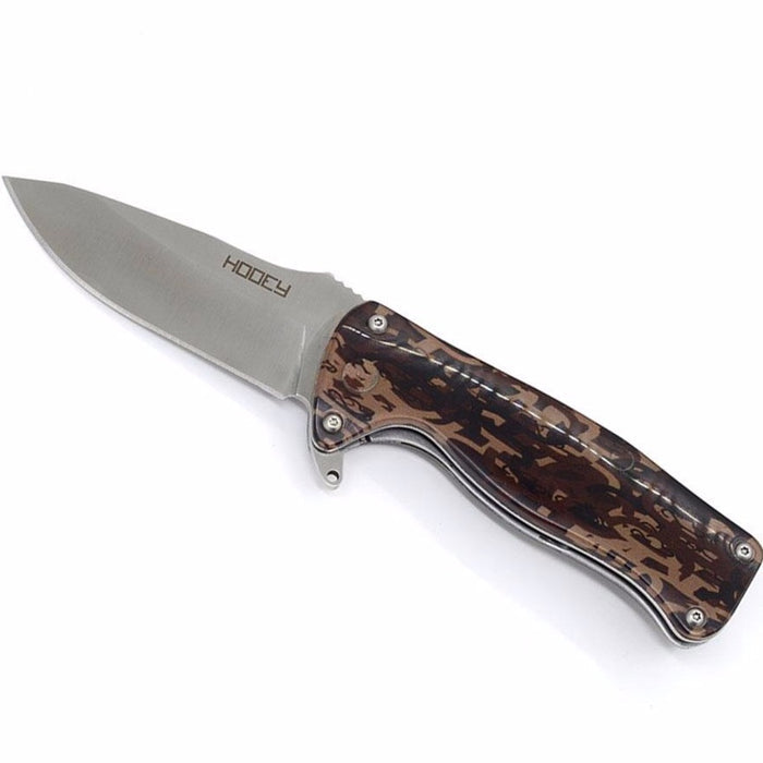 Hooey Honey Camo Flipper Knife
