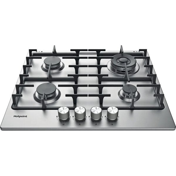 Hotpoint PPH 60G DF IX UK Gas Hob Silver Silver