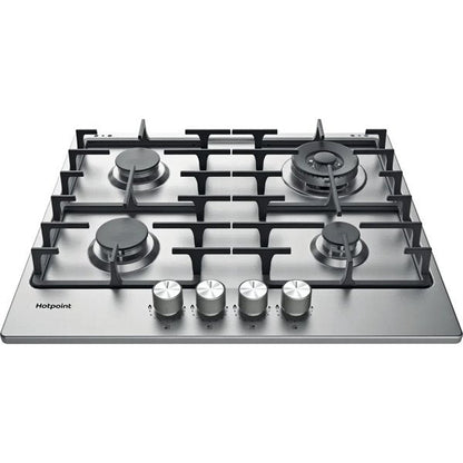 Hotpoint PPH 60G DF IX UK Gas Hob Silver Silver