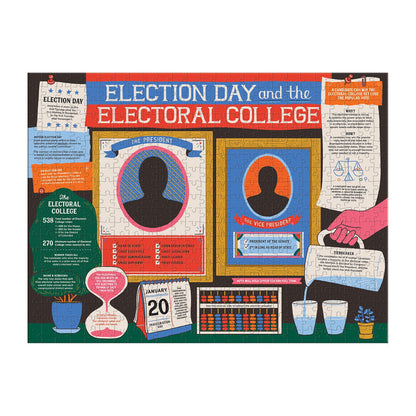 How to Become President of the United States 500 Piece Double-Sided Puzzle Double Sided 500 Piece Puzzle Galison
