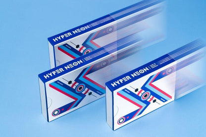 Hyper Neon Playing Cards by Riffle Shuffle Playing Cards by Riffle Shuffle Playing Card Company