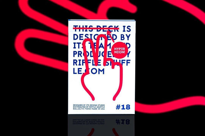 Hyper Neon Playing Cards by Riffle Shuffle Playing Cards by Riffle Shuffle Playing Card Company