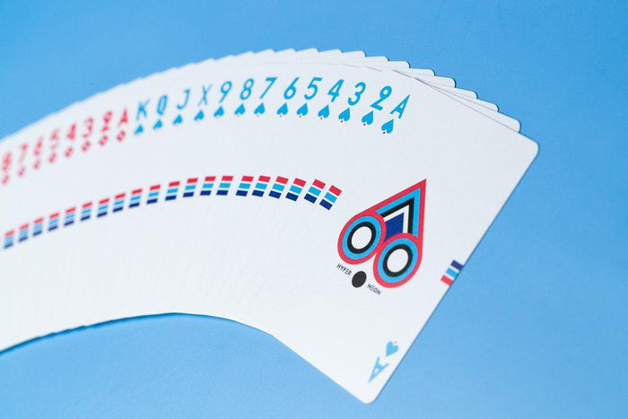 Hyper Neon Playing Cards by Riffle Shuffle Playing Cards by Riffle Shuffle Playing Card Company