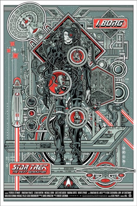 I Borg   Variant Jesse Philips poster