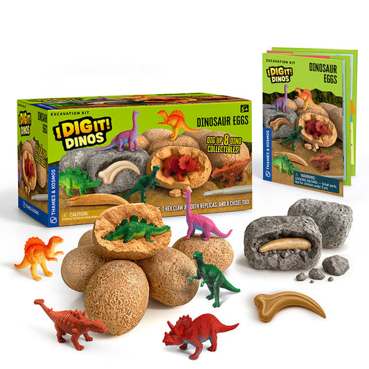 I Dig It! Dinos - Dinosaur Eggs (8-Pack) STEM Thames & Kosmos