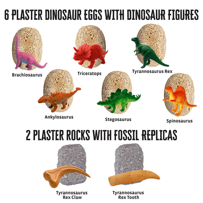 I Dig It! Dinos - Dinosaur Eggs (8-Pack) STEM Thames & Kosmos