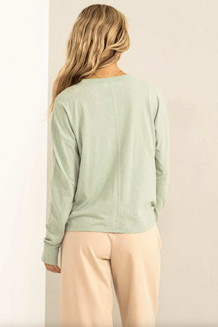 Iceberg Crew Neck Long Sleeve Tee