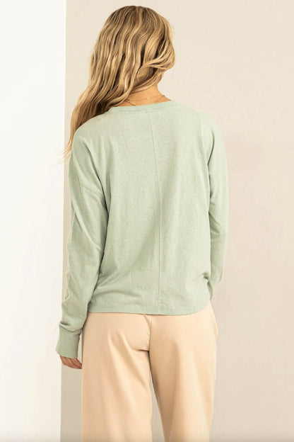 Iceberg Crew Neck Long Sleeve Tee