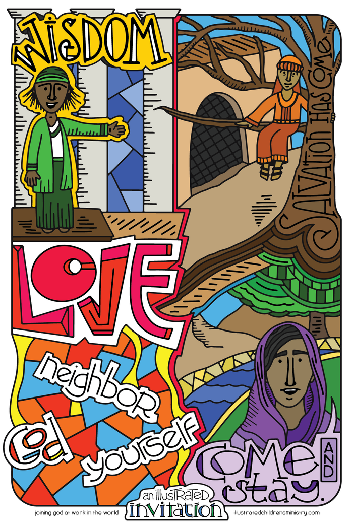 Illustrated Invitation full color page 2: God’s Invitation in the New Testament
