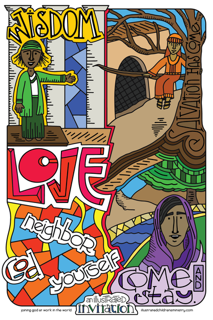 Illustrated Invitation full color page 2: God’s Invitation in the New Testament