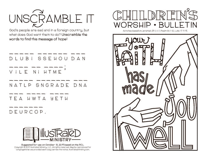 Illustrated Worship Resources: Fall 2019 (Year C)