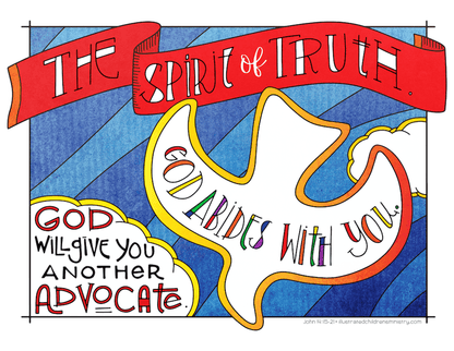 Illustration to accompany children's moment - Spirit of truth