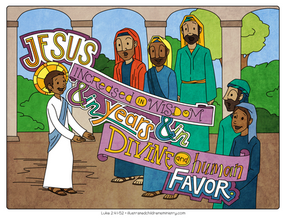 Illustration to accompany children's moment - young Jesus