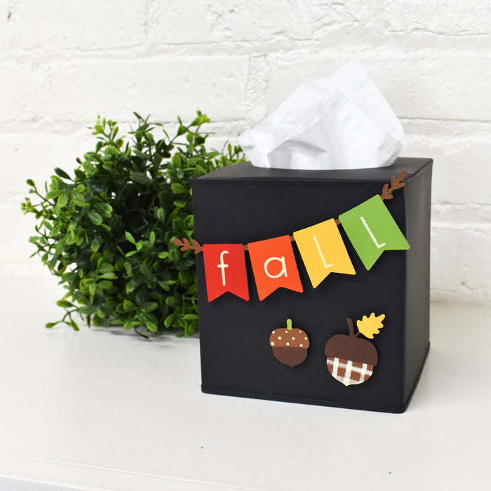 *imperfect* Tissue Box Cover, Black