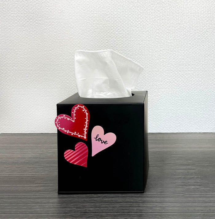 *imperfect* Tissue Box Cover, Black