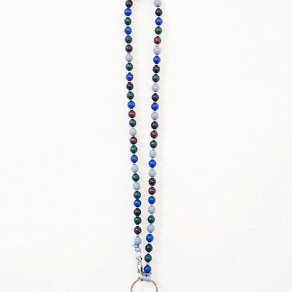 Ina Seifart Perlen Long Keyholder - Dark Mix