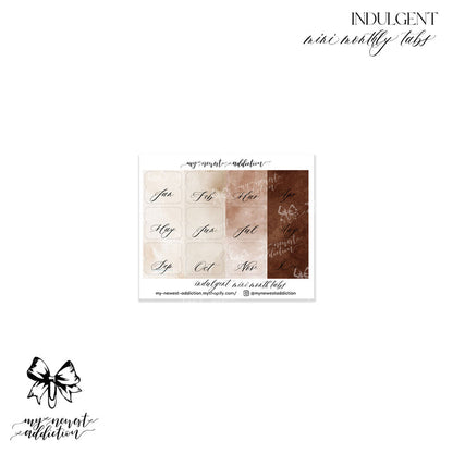 Indulgent Date Covers and Tabs